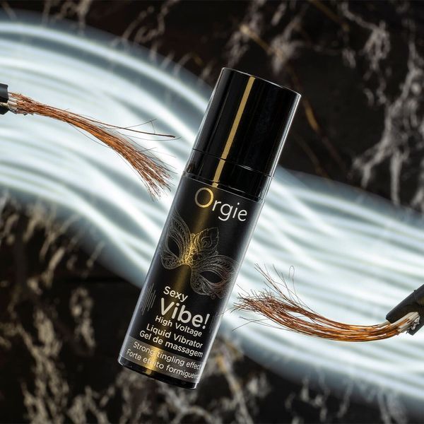 Рідкий вібратор Orgie Sexy Vibe! High Voltage, 15 мл, ефект мурашок + дуже потужна вібрація SX1550 фото