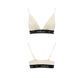 Еластичний топ з мереживом Passion PS001 TOP ecru, size M SO4180 фото 4