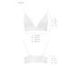 Эластичный топ с кружевом Passion PS001 TOP S, white SO4189 фото 5