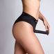 Трусики-бразилиана с фиксацией дилдо Strap-On-Me Harness Lingerie Idole &ndash; L &ndash; Black, высокие SX3515 фото 5