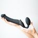 Безремневой страпон с вибрацией Strap-On-Me Vibrating Black M, диаметр 3,8см, пульт ДУ, регулируемый SO3354 фото 7