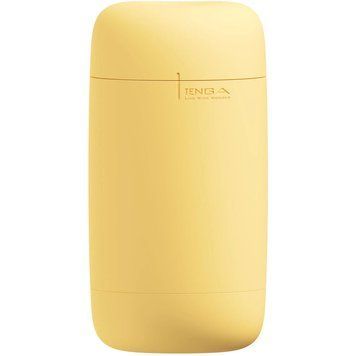 Мастурбатор TENGA PUFFY Custard Yellow, ультрам&rsquo;який матеріал, багаторазовий, наскрізний SX1328 фото