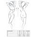 Боди Passion MELANIA BODY XXL/XXXL, black EL16303 фото 5