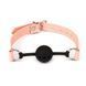 Повітропроникний кляп Liebe Seele Dark Candy Pink Ball Gag, силіконова кулька, діаметр 4,3 см SX1658 фото 1