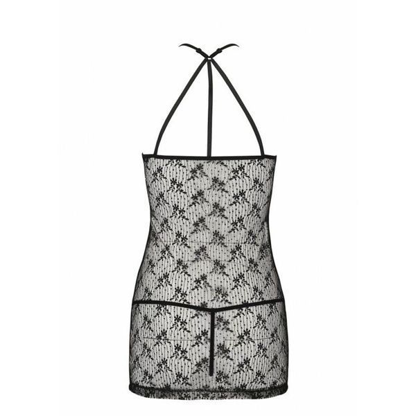 Напівпрозора сорочка AZALIA CHEMISE black L/XL Passion SO4134 фото