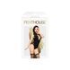 Боди Penthouse Hotter Than Hell S/L Black, непрозрачное, вырезы, декольте, имитация шнуровки, чулки SO6447 фото 3
