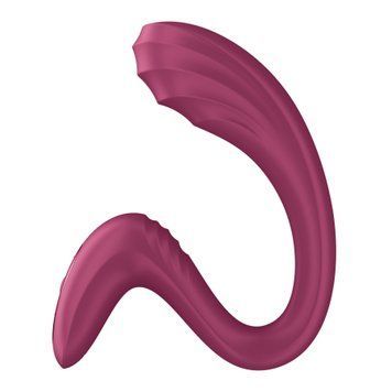 Вагинально-клиторальный вибратор Satisfyer G for Goddess 3 Wine Red (мятая упаковка!!!) SX3831-R фото