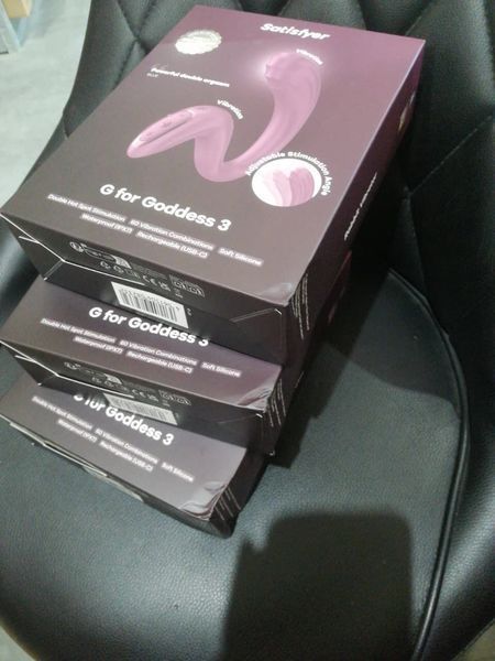 Вагинально-клиторальный вибратор Satisfyer G for Goddess 3 Wine Red (мятая упаковка!!!) SX3831-R фото