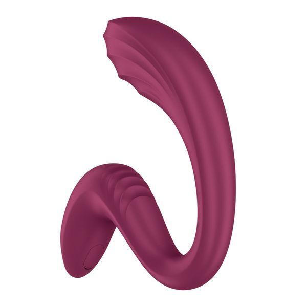 Вагинально-клиторальный вибратор Satisfyer G for Goddess 3 Wine Red (мятая упаковка!!!) SX3831-R фото