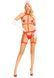 Костюм медсестри Leg Avenue 2PC Vegan Leather Nurse Harness Teddy and Headband Red L, шапочка SX1718 фото 6