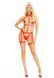 Костюм медсестри Leg Avenue 2PC Vegan Leather Nurse Harness Teddy and Headband Red L, шапочка SX1718 фото 8