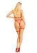 Костюм медсестри Leg Avenue 2PC Vegan Leather Nurse Harness Teddy and Headband Red L, шапочка SX1718 фото 10