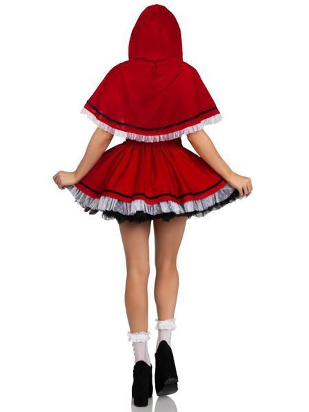 Костюм Красной Шапочки Leg Avenue Flirty Miss Red Top and Skirt XS SX2784 фото