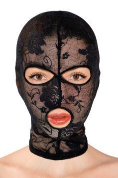 Капюшон для БДСМ Fetish Tentation Patterned fishnet hood SX1373 фото