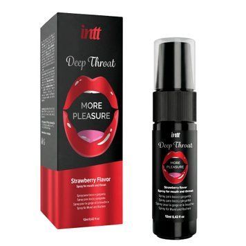 Спрей для глубокого минета Intt Deep Throat Oral Spray Strawberry (12 мл) SX4735 фото