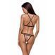 Трусики стринги из стреп Passion Exclusive KELIS THONG L/XL, black PS27504 фото 2