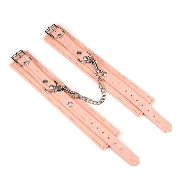 Поножі Liebe Seele Dark Candy Pink Ankle Cuffs, знімний ланцюжок SX1660 фото