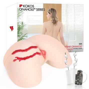 Мастурбатор Kokos 005 Jenny ONAHOLE Real Hips 2WayPlus з вібрацією та масажем SX3242 фото