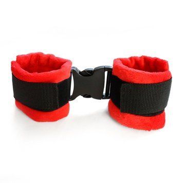 Наручники Art of Sex - Handcuffs Soft Touch Червоні SO8497 фото