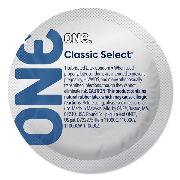 Набір презервативів ONE Classic Select Contest Collection, 100 шт, зі змазкою, паковання-тубус SX0739 фото