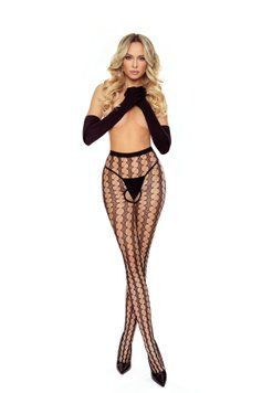 Еротичні колготки Passion TIOPEN 031 3/4 black SX2494 фото
