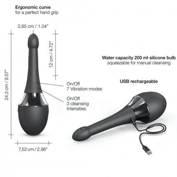 Автоматический анальный душ-вибратор Dorcel Douche Mate Pro (мятая упаковка!!!) SO5532-R фото