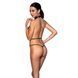 Боди-халтер из экокожи Passion JANNIES BODY L/XL black SO8442 фото 2