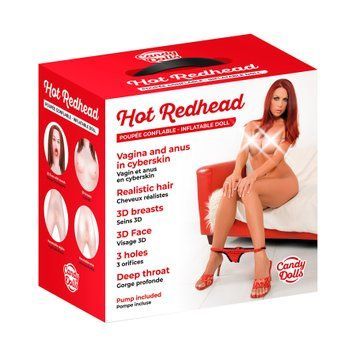 Надувна лялька Candy Dolls Hot Redhead SX2159 фото