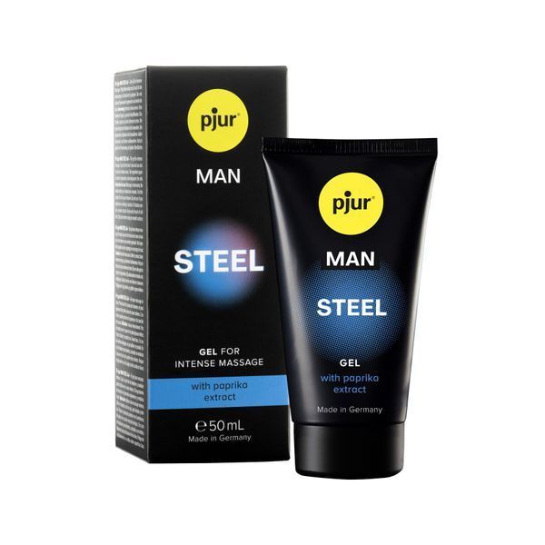 Гель для пениса стимулирующий pjur MAN Steel Gel 50 ml с экстрактом паприки и ментолом PJ12910 фото