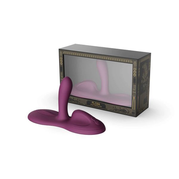 Sit-on-top смарт-вибратор Zalo &ndash; Flora Smart Vibrating Pad Velvet Purple, 9 моторов SX0716 фото