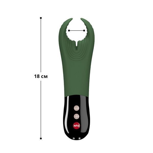 Вибратор для пениса Fun Factory MANTA moss green/black (мятая упаковка!!!) SX0966-R фото