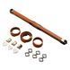 Фіксатор-розпірка LOCKINK Adjustable Spreader Bar Set, коричневий, шкіряний, ремені для шиї, рук/ніг SX0852 фото 2