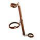 Фіксатор-розпірка LOCKINK Adjustable Spreader Bar Set, коричневий, шкіряний, ремені для шиї, рук/ніг SX0852 фото 3
