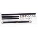 Фіксатор-розпірка LOCKINK Adjustable Spreader Bar Set, чорний, шкіряний, ремені для шиї, рук/ніг SX0853 фото 2