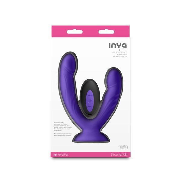 Подвійний ділдо з вібрацією NS Novelties INYA - Duet - Purple SX4340 фото