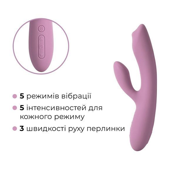 Смарт вібратор-кролик з жемчужною стимуляцією точки G Svakom Trysta Neo SX0726 фото