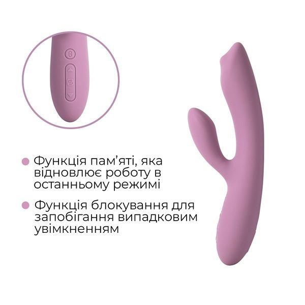 Смарт вібратор-кролик з жемчужною стимуляцією точки G Svakom Trysta Neo SX0726 фото