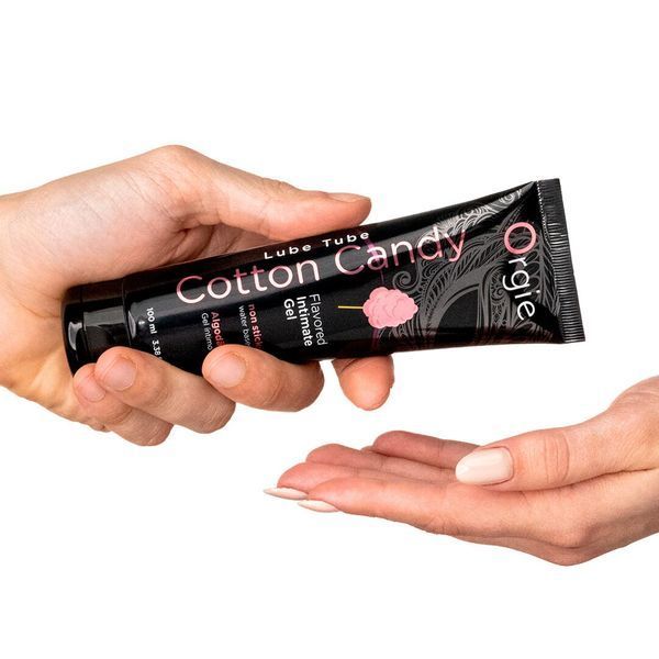 Лубрикант на водній основі Orgie Lube Tube Cotton Candy, 100 мл, зі смаком та ароматом солодкої вати SX1522 фото