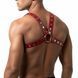 Мужская портупея Art of Sex - Spartacus, экокожа, цвет красный, размер L-2XL SX3460 фото 2
