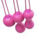 Набор вагинальных шариков Je Joue - Ami Fuchsia, диаметр 3,8-3,3-2,7см, вес 54-71-100гр SO3044 фото 1