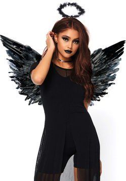 (SALE) Leg Avenue Angel Accessory Kit Black SO8594 фото