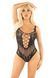 Боді зі стразами Leg Avenue Rhinestone Net and Lace Bodysuit One Size, Black SX1753 фото 1