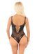 Боді зі стразами Leg Avenue Rhinestone Net and Lace Bodysuit One Size, Black SX1753 фото 3
