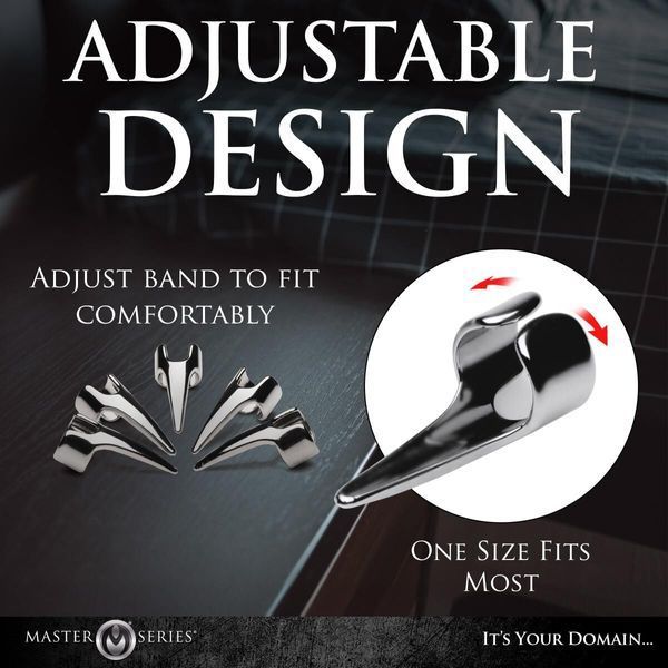 Набор колец с когтями Master Series Five-Piece Sensation Claw Rings - Silver SX1191 фото
