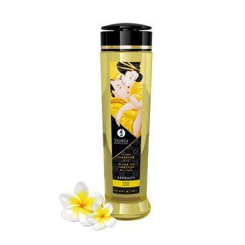 Масажна олія Shunga Serenity &ndash; Monoi (240 мл) натуральна зволожувальна SO4811 фото